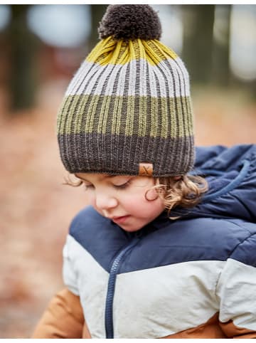 MaxiMo Mütze in Braun/ Khaki/ Grau