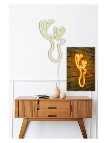 ABERTO DESIGN Lampa dekoracyjna LED w kolorze żółtym - 50 x 28 cm