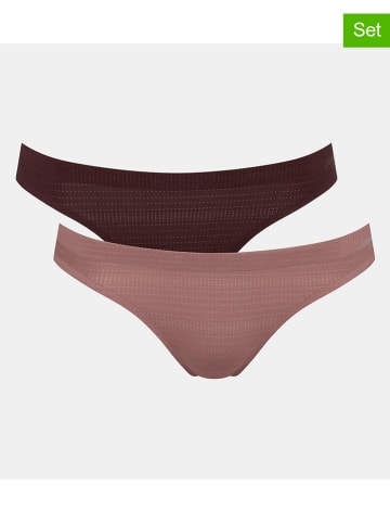 Sloggi 2-delige set: slips bruin