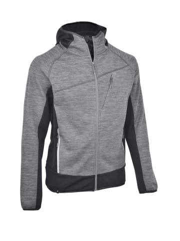 Maul Sport Fleecejacke "Hochgipfel" in Grau/ Schwarz