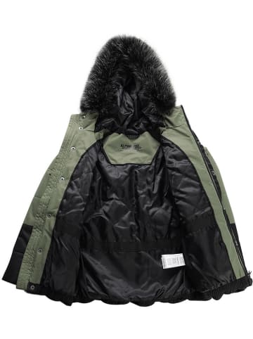 Alpine Pro Winterjacke "Egypo" in Khaki/ Schwarz