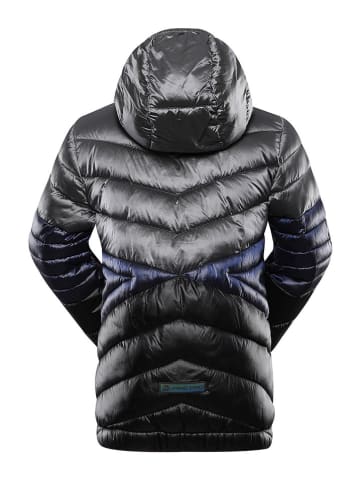 Alpine Pro Doorgestikte jas "Rogo" zwart/grijs