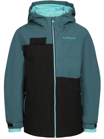 Alpine Pro Kurtka softshellowa 3w1 "Plega" w kolorze morsko-czarnym