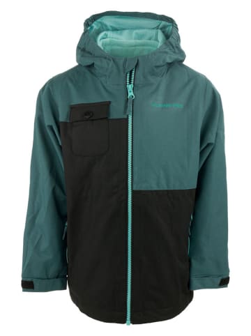 Alpine Pro Winterjacke in Türkis/ Schwarz