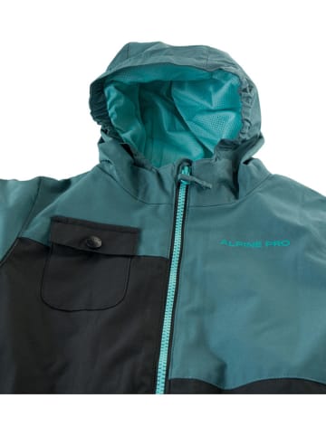 Alpine Pro Winterjacke in Türkis/ Schwarz