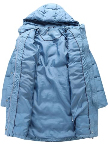 Alpine Pro Płaszcz pikowany "Edora" w kolorze błękitnym