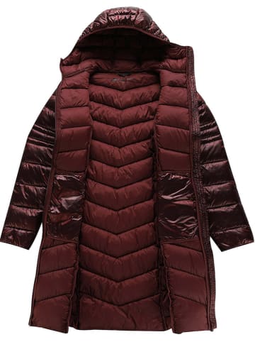 Alpine Pro Doorgestikte mantel "Orefa" bordeaux