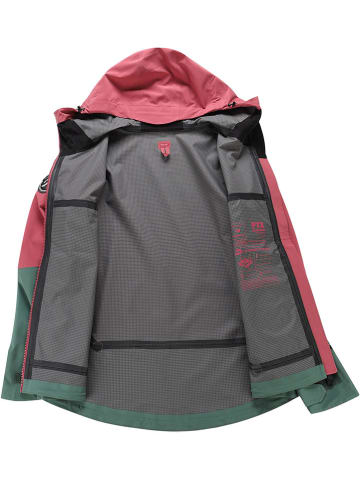 Alpine Pro Functionele jas "Gora" roze/groen