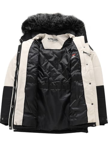 Alpine Pro Winterjas "Egypa" crème/zwart