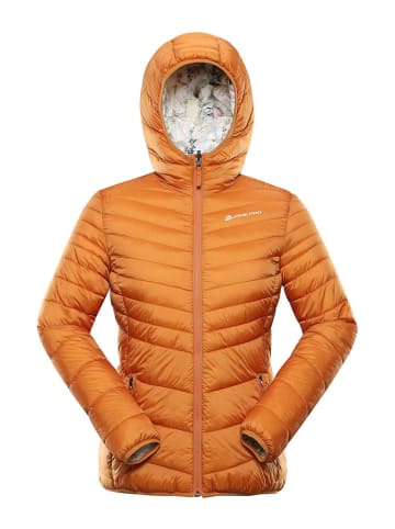Alpine Pro Dwustronna kurtka pikowana "Eroma" w kolorze pomarańczowo-kremowym