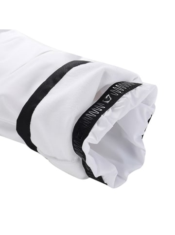 Alpine Pro Softshellowe spodnie narciarskie "Hadema" w kolorze białym