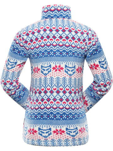 Alpine Pro Fleece vest "Eflina" blauw/rood/wit