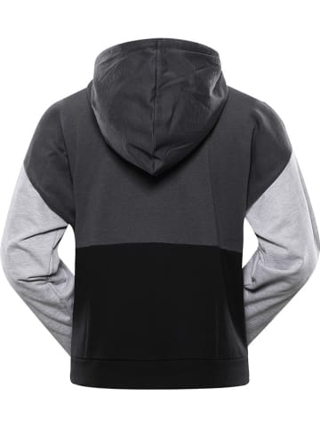 Alpine Pro Hoodie "Onoda" antraciet/grijs/zwart