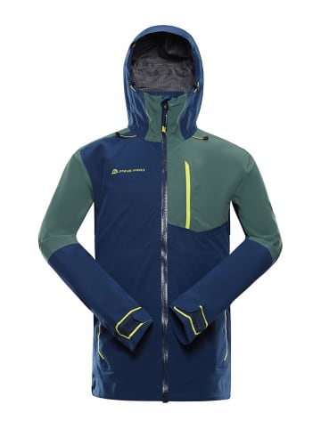 Alpine Pro Functionele jas "Gor" donkerblauw/groen