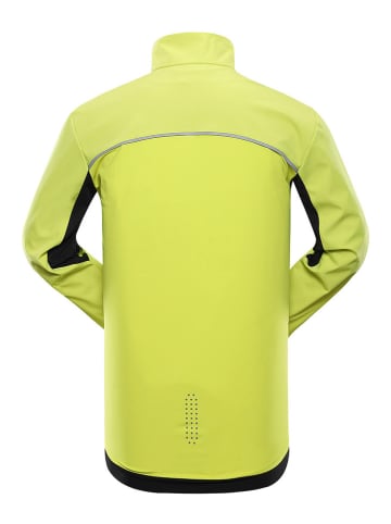Alpine Pro Kurtka softshellowa "Geroc" w kolorze limonkowym