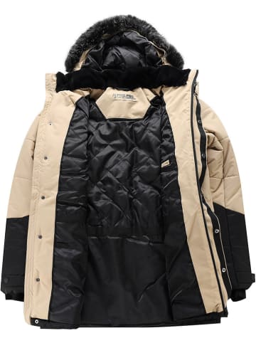 Alpine Pro Winterjacke "Egyp" in Beige/ Schwarz
