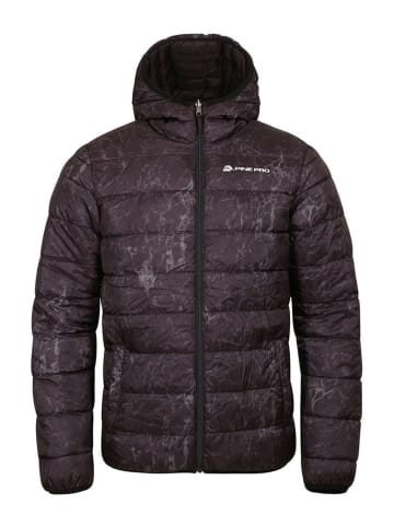 Alpine Pro Omkeerbare doorgestikte jas "Erom" zwart