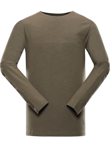 Alpine Pro Koszulka "Efev" w kolorze khaki