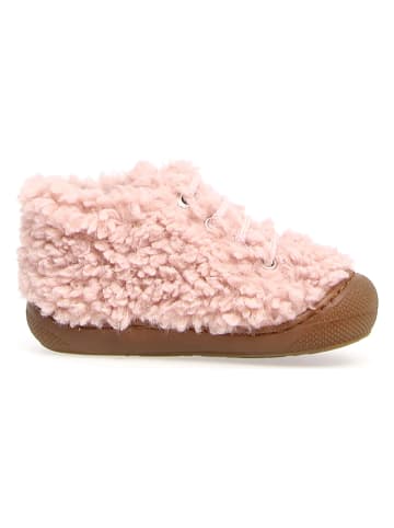 Naturino Enkelboots "Cocoon Fur" lichtroze