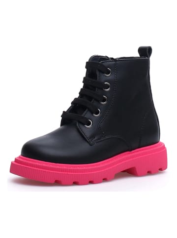 Naturino Leder-Boots "Foster" in Schwarz