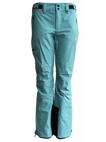 Zimtstern Spodnie narciarskie "Freez" w kolorze turkusowym