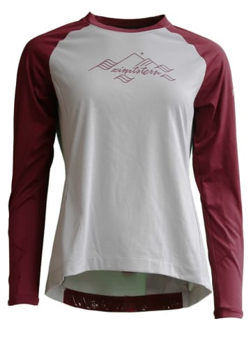Zimtstern Fahrradtrikot "PureFlowz" in Weiß/ Bordeaux