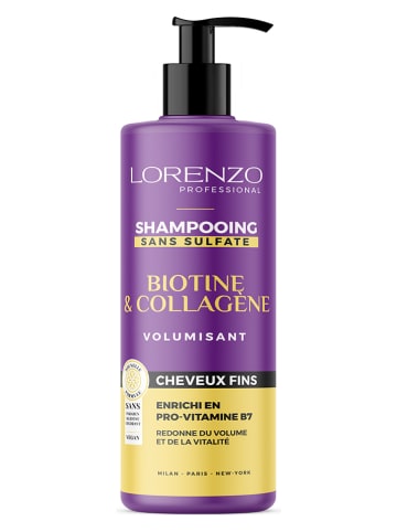 LORENZO Shampoo "Biotin & Collagen", 500 ml