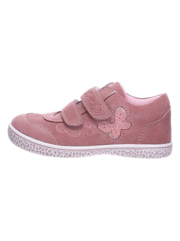 Lurchi Skórzane sneakersy "Toyah" w kolorze różowym