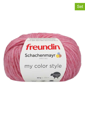 freundin 10-delige set: waren "freundin my color style" roze - 10x 50 g