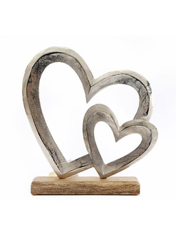 SiL Interiors Decoratief object zilverkleurig - (H)29 cm