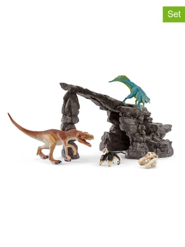 Schleich 7-częściowy zestaw figurek "Dino set with cave" - 5+