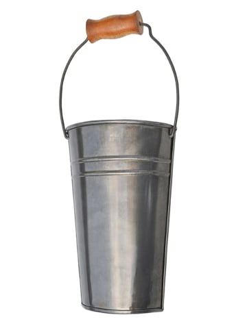 Anticline Wiaderko dekoracyjne w kolorze srebrnym - 20,5 cm
