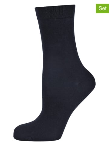 Nur Die 3-delige set: sokken donkerblauw