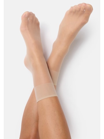 Nur Die 5-delige set: sokken crème - 15 denier