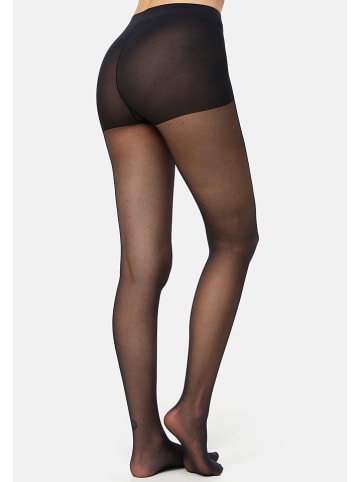 Nur Die 2-delige set: panty's "Goodbye ladders" zwart - 20 denier