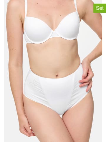 Nur Die 2-delige set: tailleslips wit