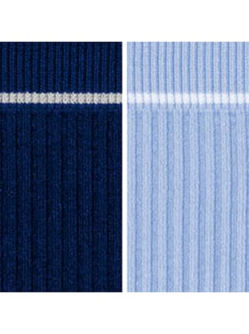 Nur Die 2-delige set: slips lichtblauw/donkerblauw