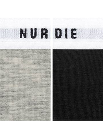 Nur Die 2er-Set: Soft-BH in Schwarz/ Grau