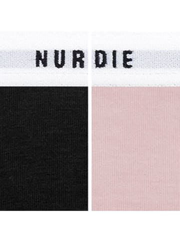 Nur Die 2er-Set: Soft-BH in Rosa/ Schwarz