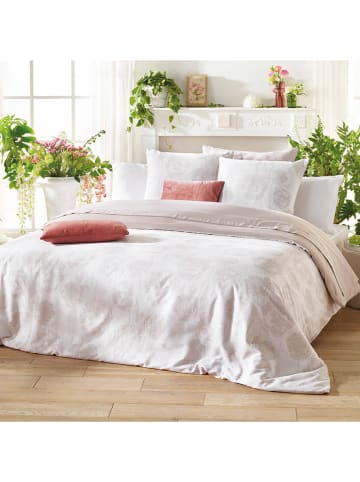 Cacharel Satynowa poszewka "Lace" w kolorze beżowym na poduszkę