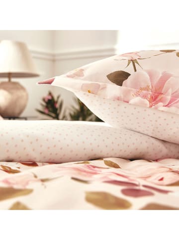 Cacharel textiles Komplet pościeli satynowej w kolorze jasnoróżowym