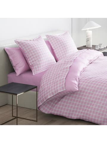 Cacharel textiles Satin-Spannbettlaken "Uni" in Pink