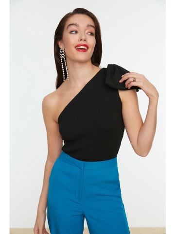 trendyol Blusentop in Schwarz