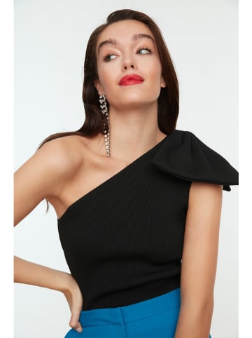 trendyol Blusentop in Schwarz