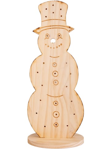 näve Dekoracja LED "Snowy" w kolorze jasnobrązowym