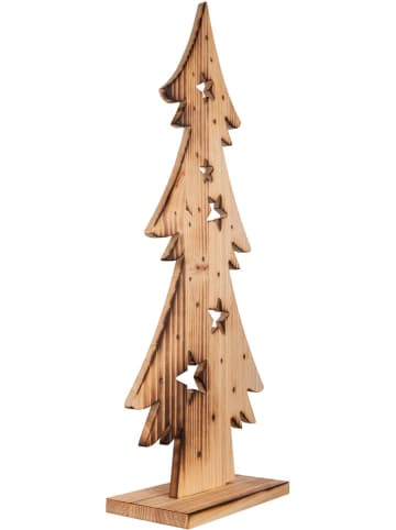 näve LED-Dekoleuchte "Tannenbaum" in Hellbraun - (B)34,5 x (H)80 x (T)14,5 cm