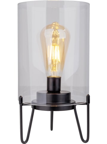 näve Lampa stołowa "Lonna" w kolorze szarym - wys. 28,5 x Ø 15 cm
