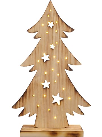 näve LED-Dekoleuchte "Tannanbaum" in Hellbraun - (B)28,5 x (H)47,5 x (T)10,5 cm