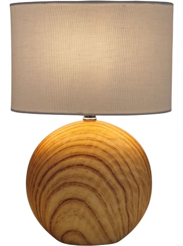 näve Lampa stołowa "Woody" w kolorze białym
