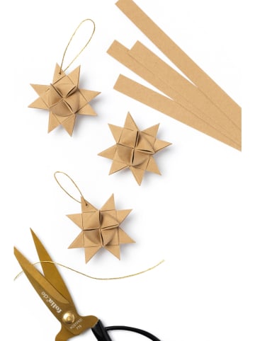 folia PAPER Knutselpapier voor mini-sterren "Nature" lichtbruin
